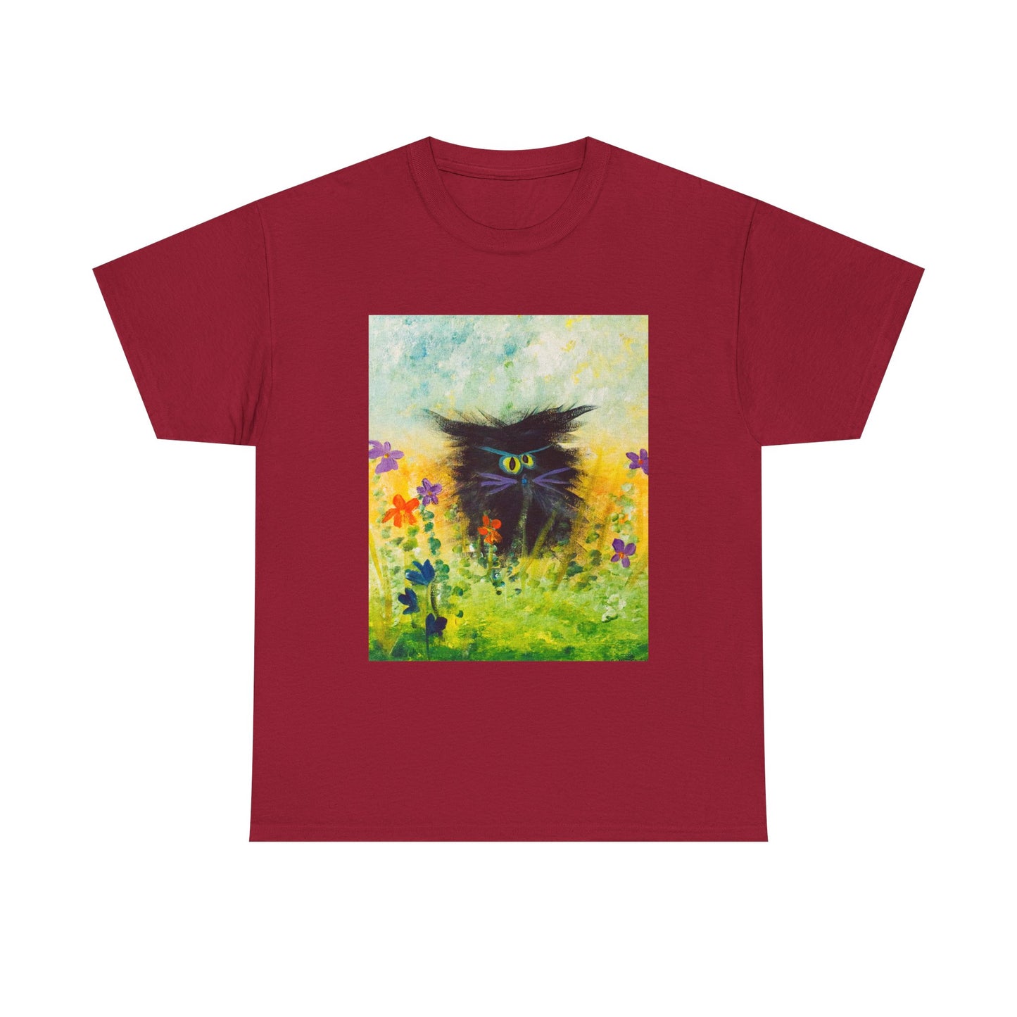 Black Cranky Cat T-Shirt! Free Shipping