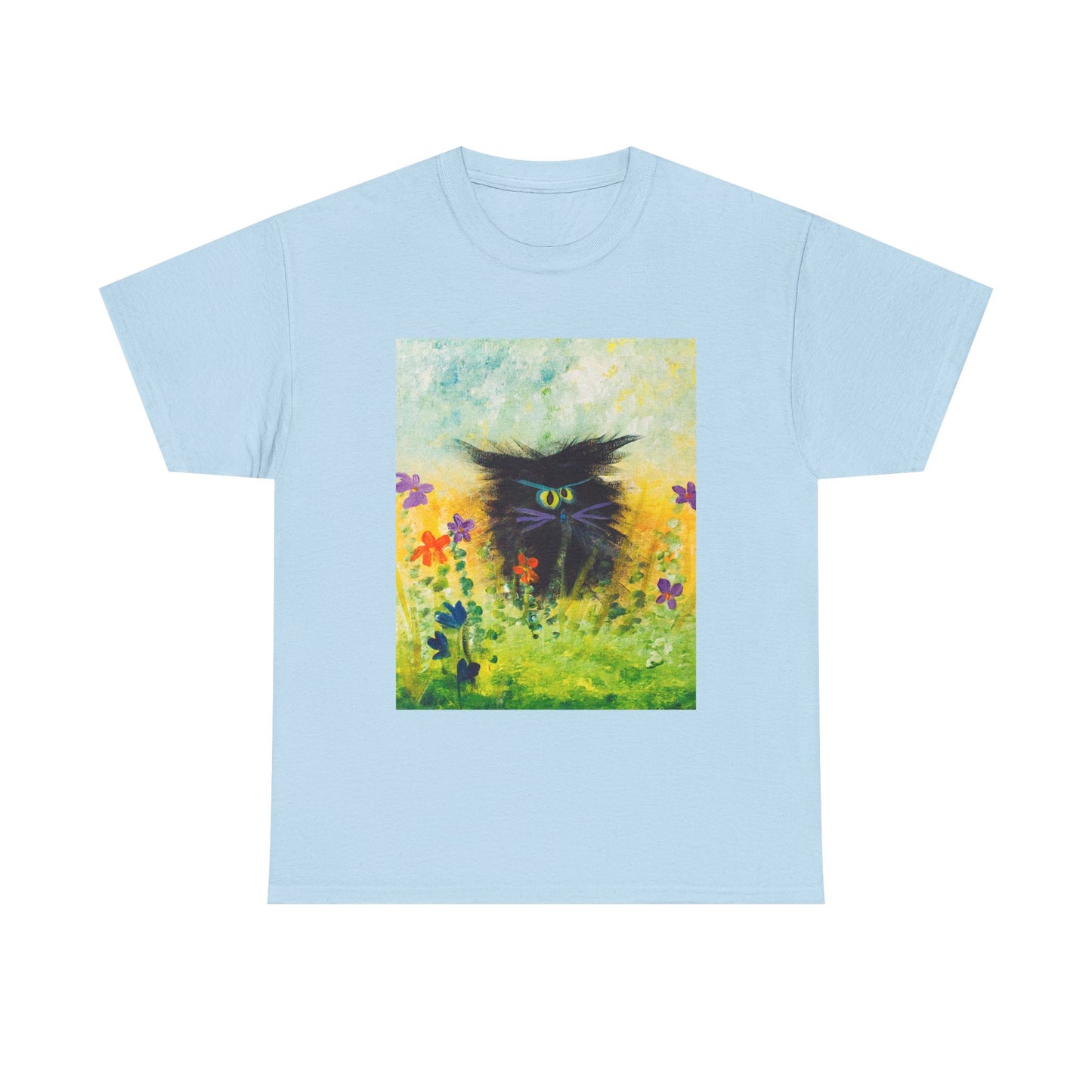 Black Cranky Cat T-Shirt! Free Shipping