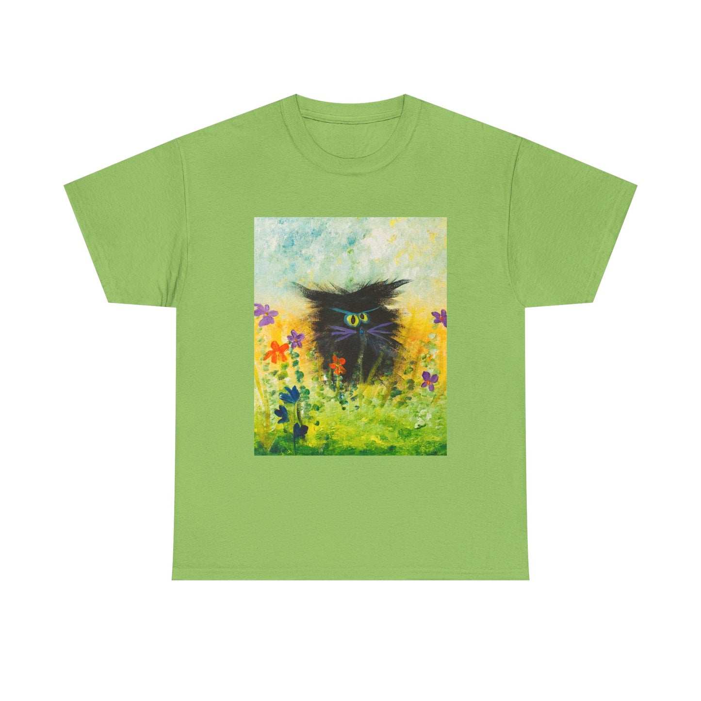 Black Cranky Cat T-Shirt! Free Shipping