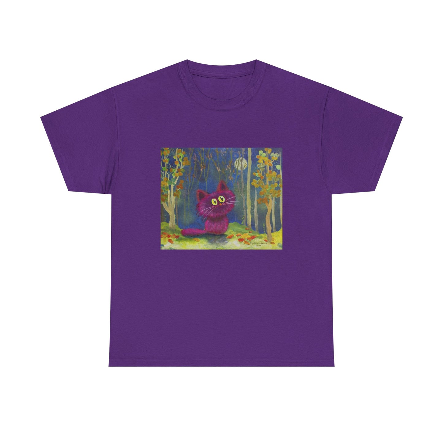 MoonKitten in the Forest Cranky Cat T-Shirt! Free Shipping