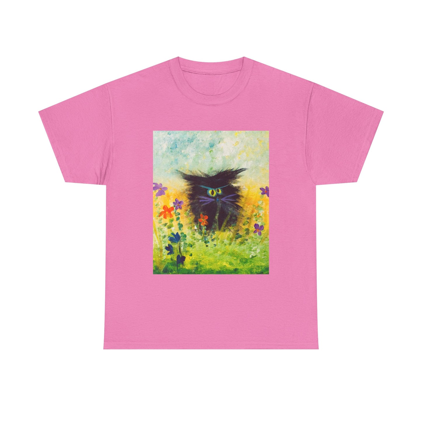 Black Cranky Cat T-Shirt! Free Shipping