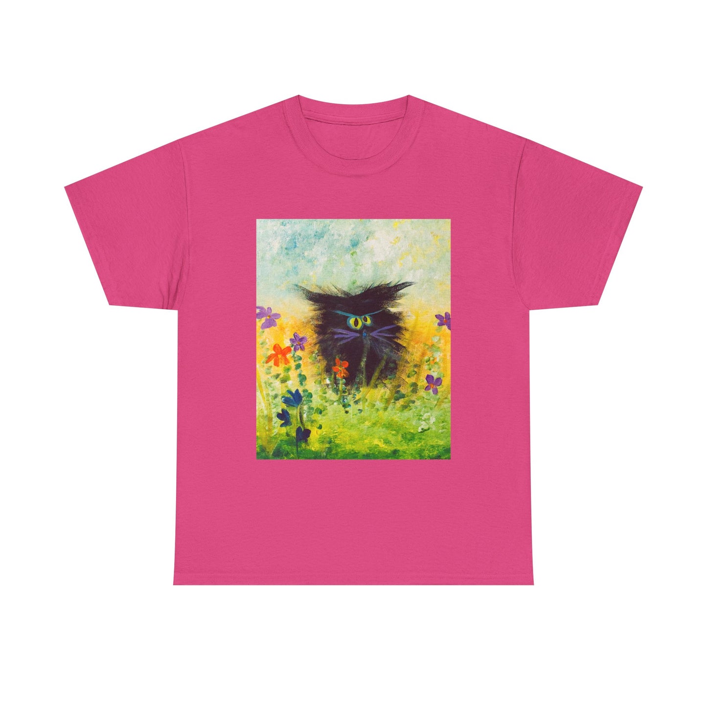 Black Cranky Cat T-Shirt! Free Shipping