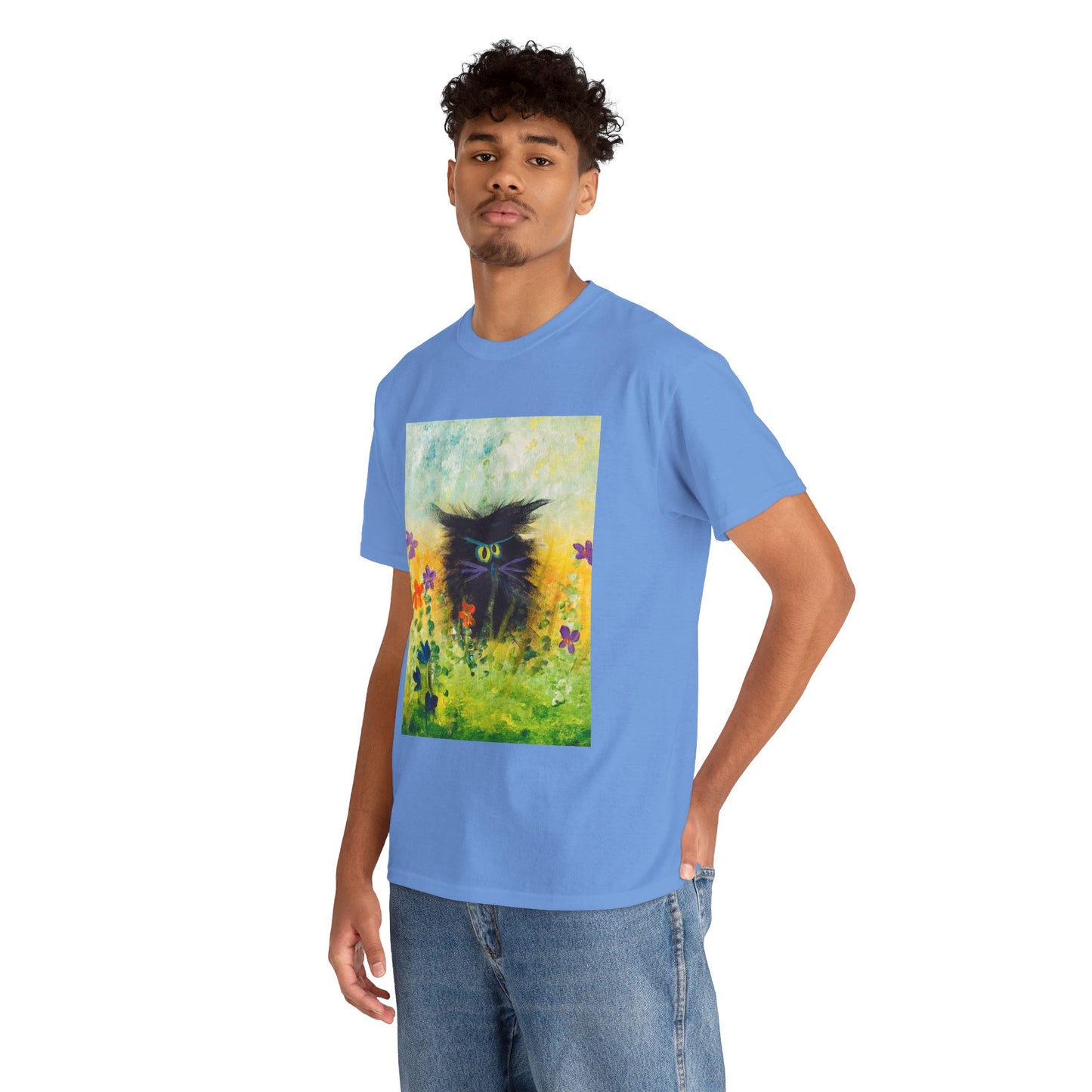 Black Cranky Cat T-Shirt! Free Shipping