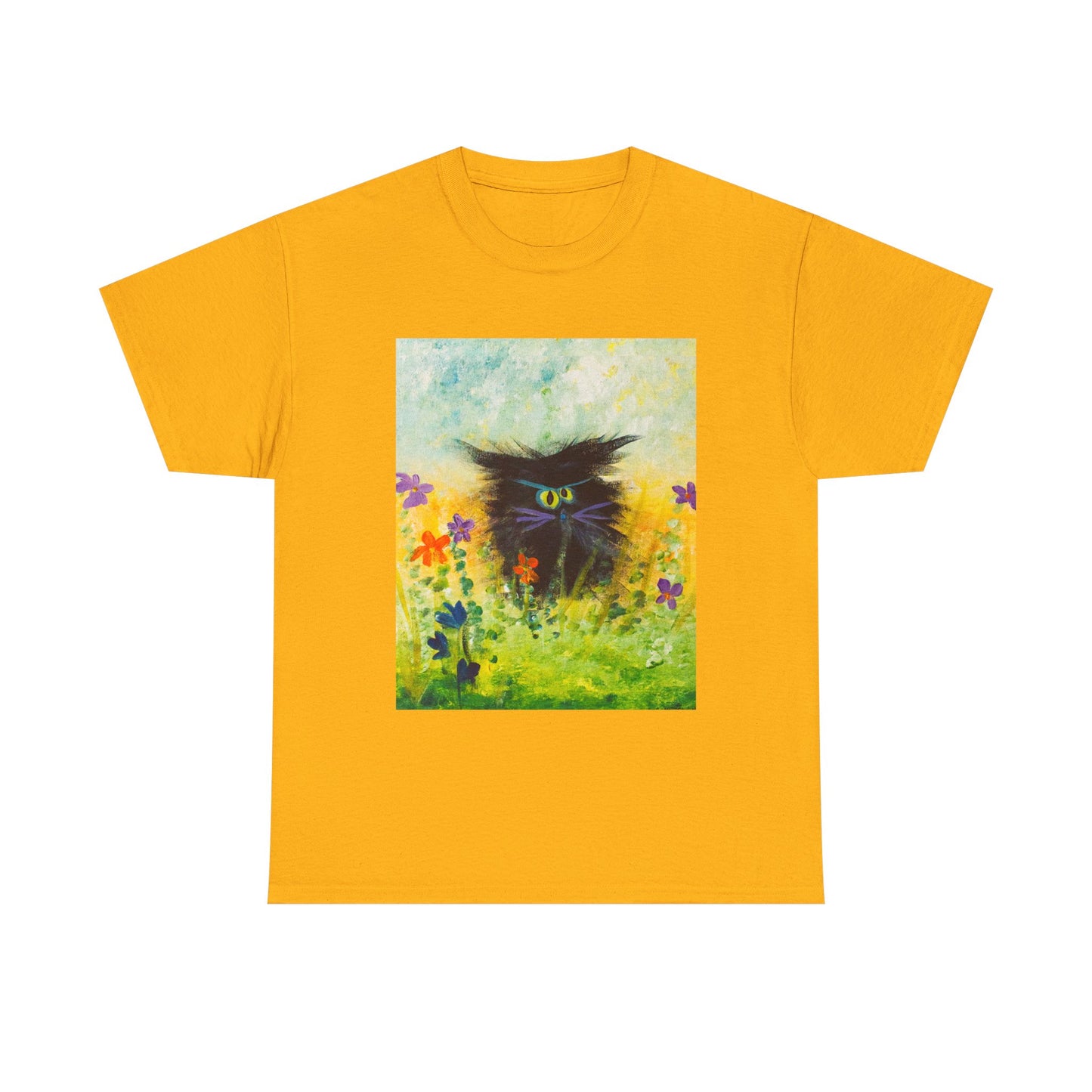 Black Cranky Cat T-Shirt! Free Shipping