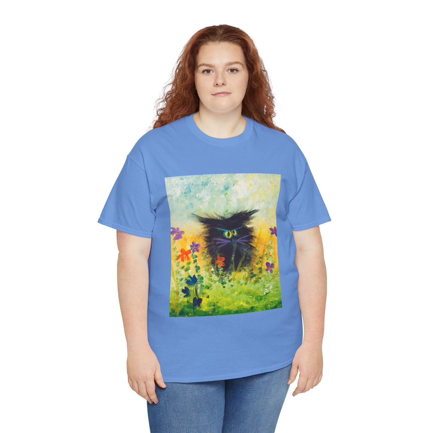 Black Cranky Cat T-Shirt! Free Shipping