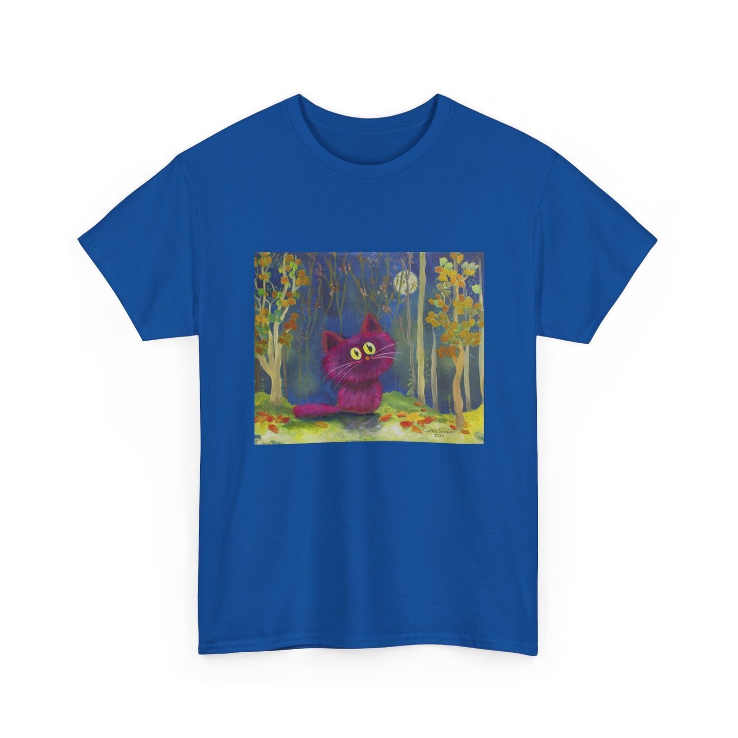 MoonKitten in the Forest Cranky Cat T-Shirt! Free Shipping
