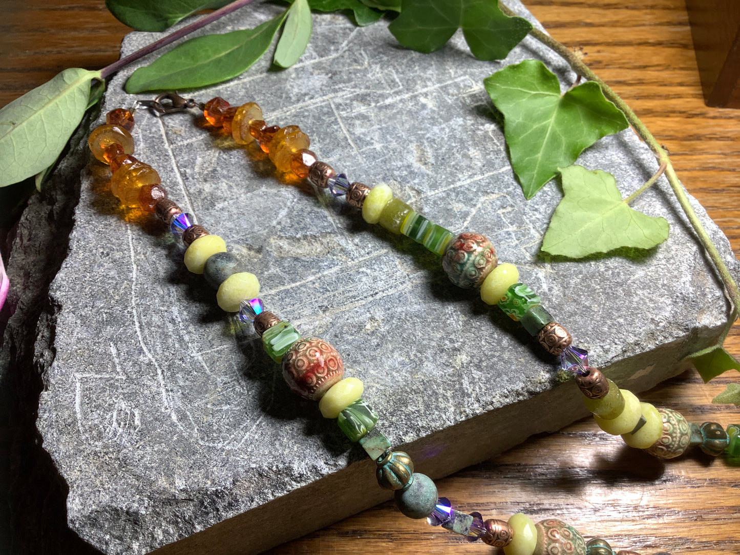 Colors in a Painting Necklace