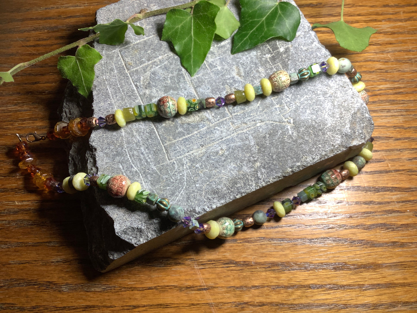 Colors in a Painting Necklace