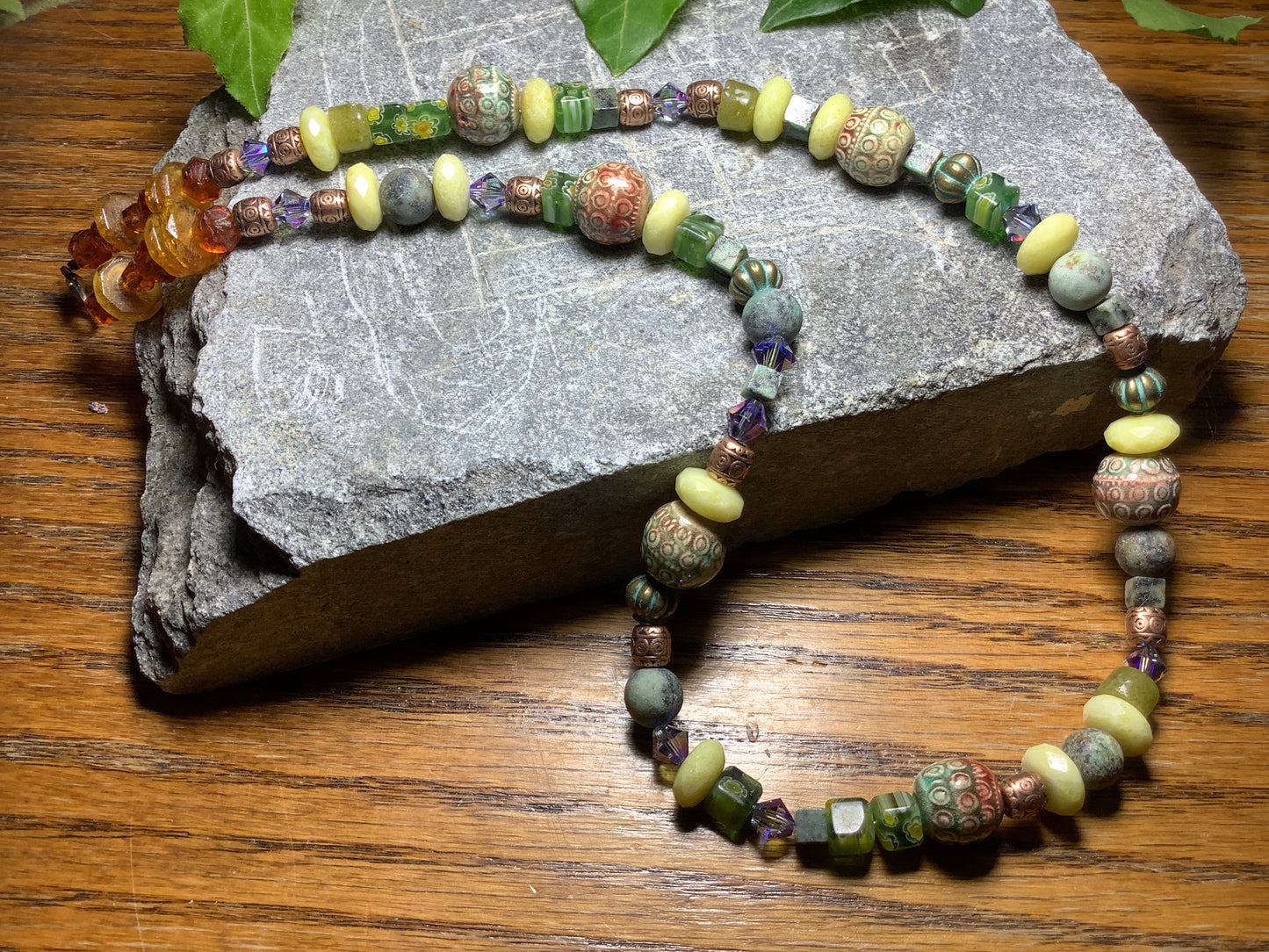 Colors in a Painting Necklace