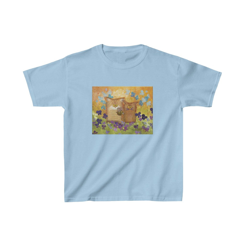 Kids' Cranky Cats with BEE T-Shirt! Free Shipping