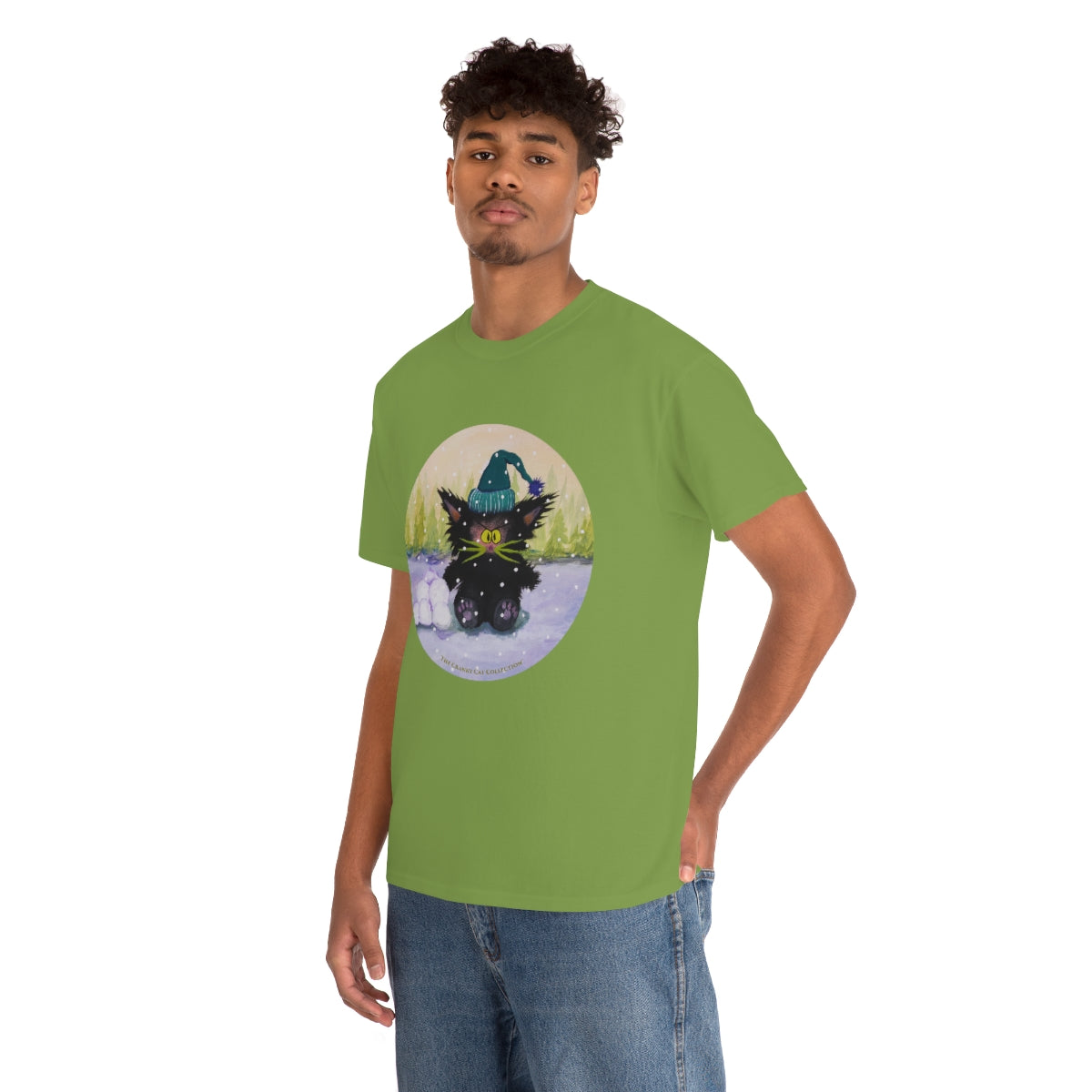 Cranky Cat WInter-Themed T-Shirt -  Free Shipping!