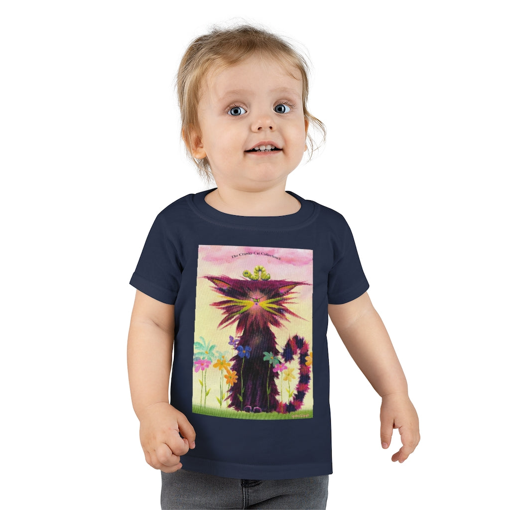 Toddlers' Cranky Cat with Inchworm T-Shirt! Free Shipping