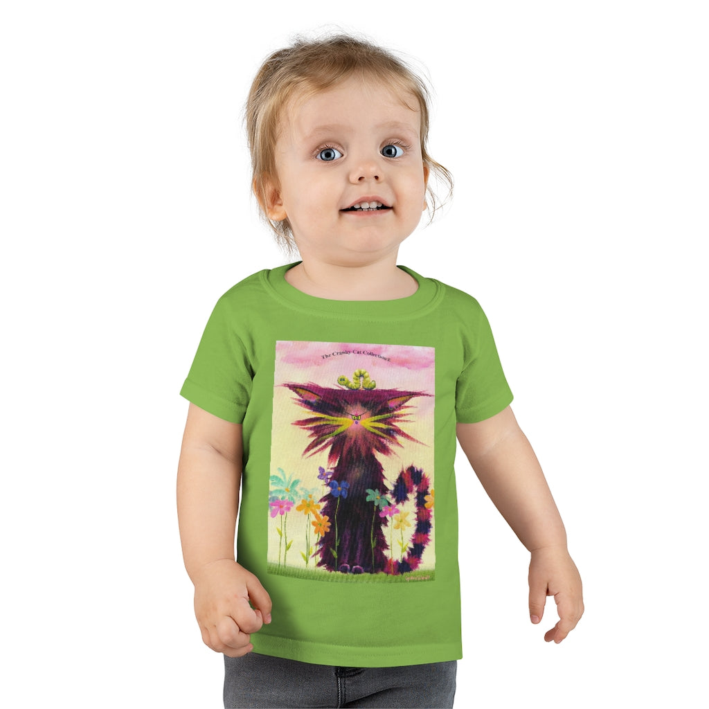 Toddlers' Cranky Cat with Inchworm T-Shirt! Free Shipping