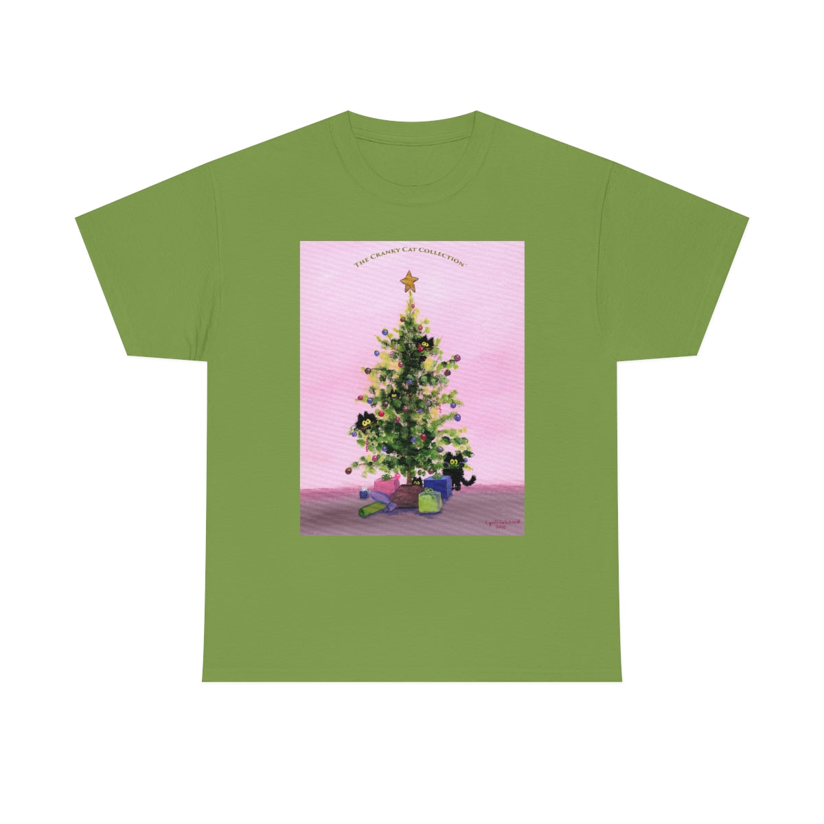 Cranky Cats In Your Christmas Tree - T-Shirt!  Free Shipping