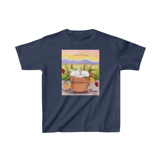 Kids' Flowerpot Kitty Cranky Cat T-Shirt!  Free Shipping