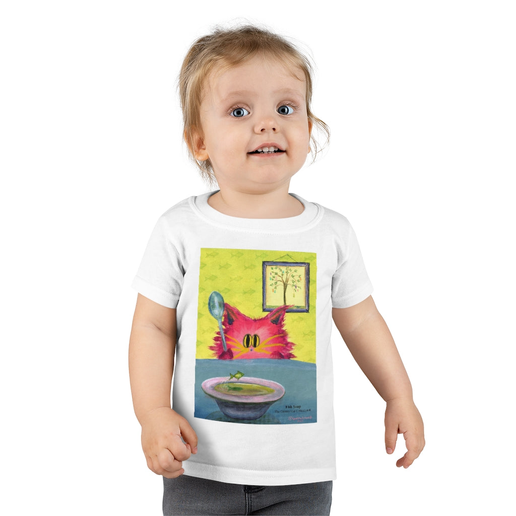 Toddler Sizes - Fish Soup Cranky Cat T-Shirt! Free Shipping