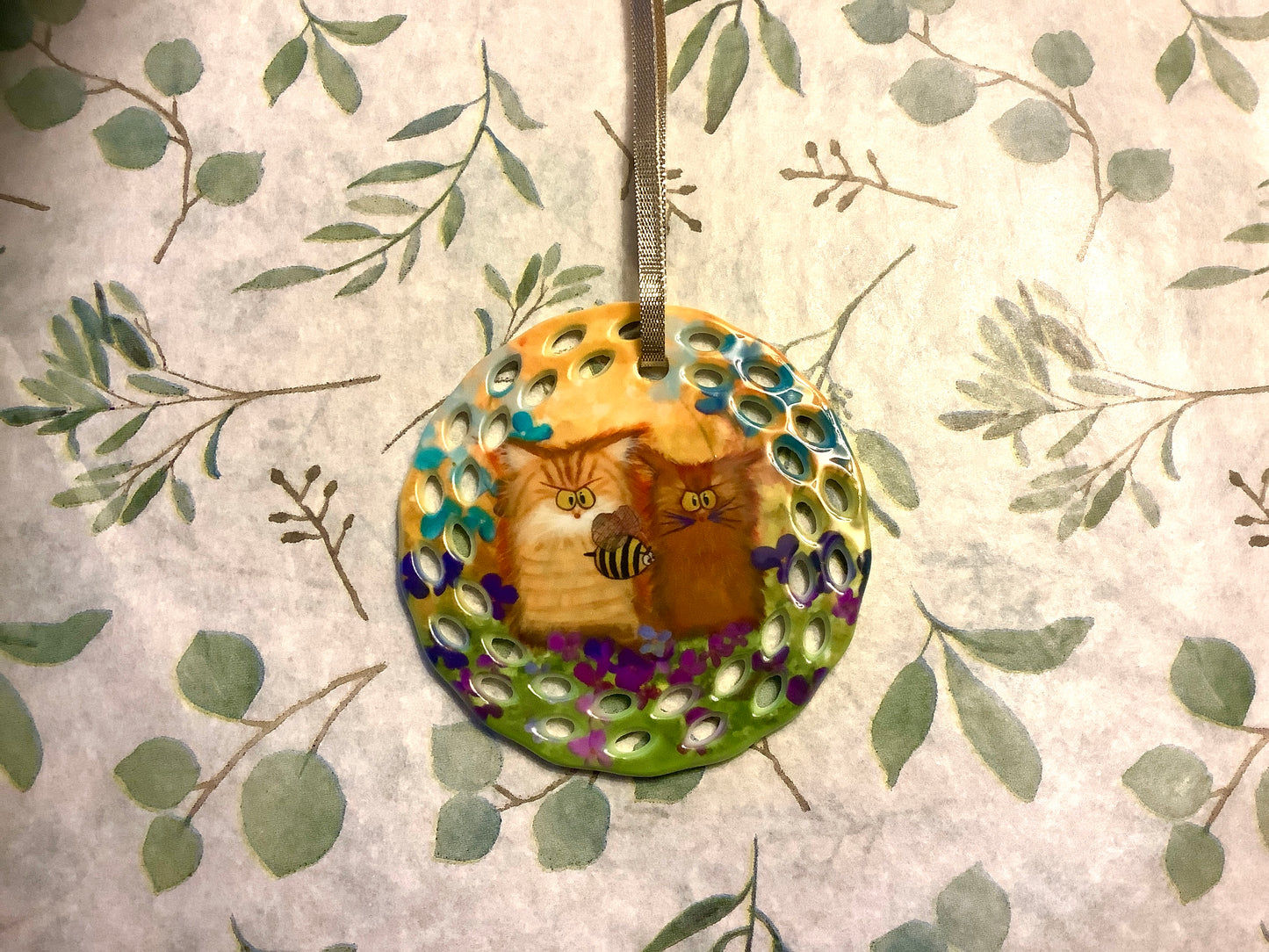 Cranky Cat Ornament