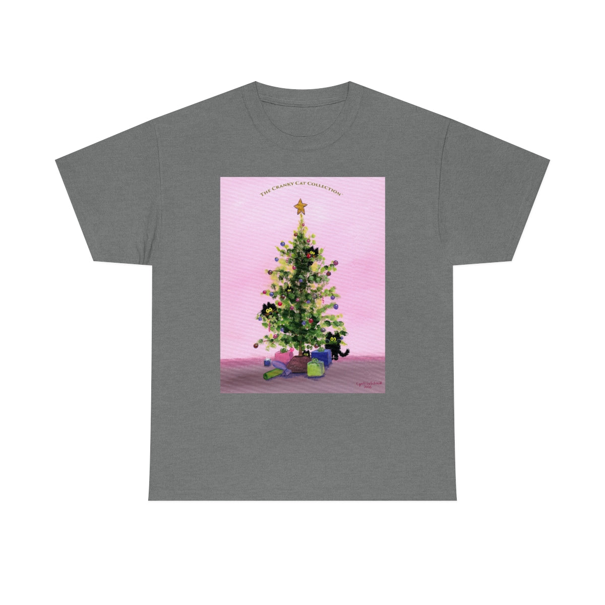 Cranky Cats In Your Christmas Tree - T-Shirt! Free Shipping