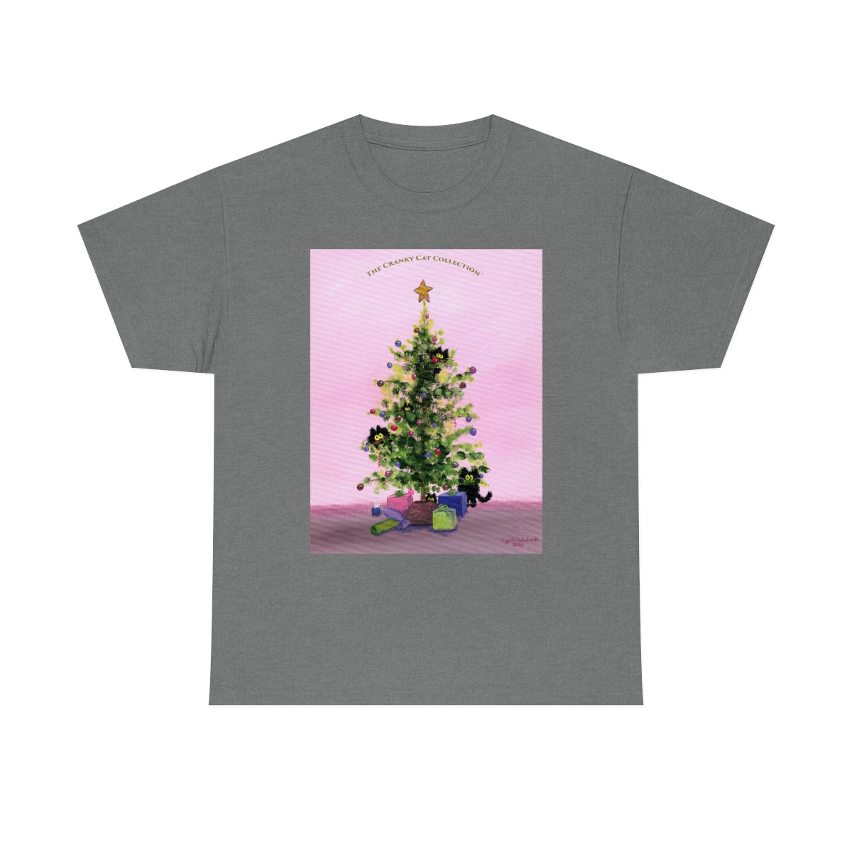 Cranky Cats In Your Christmas Tree - T-Shirt!  Free Shipping