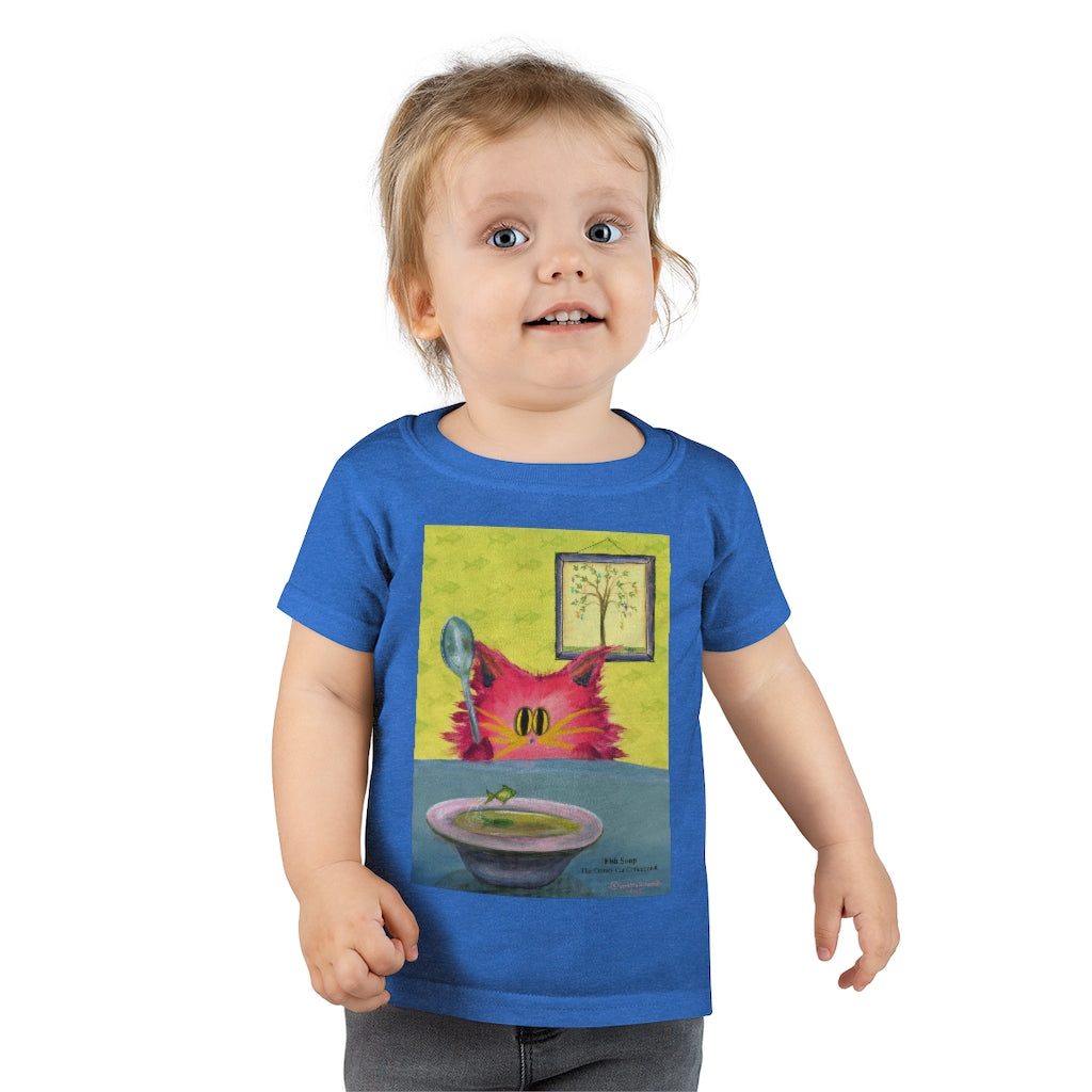 Toddler Sizes - Fish Soup Cranky Cat T-Shirt! Free Shipping