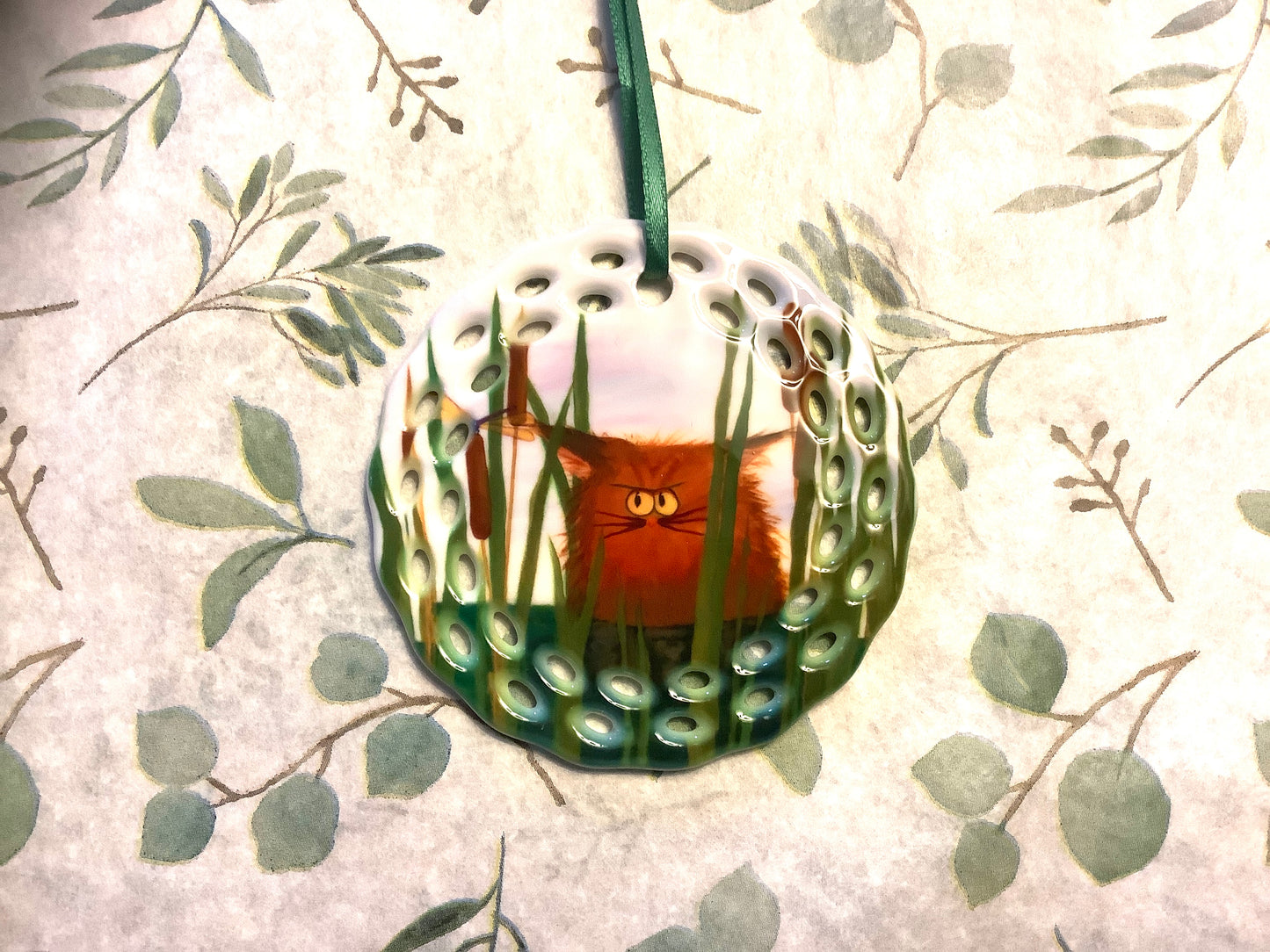 Cranky Cat Ornament