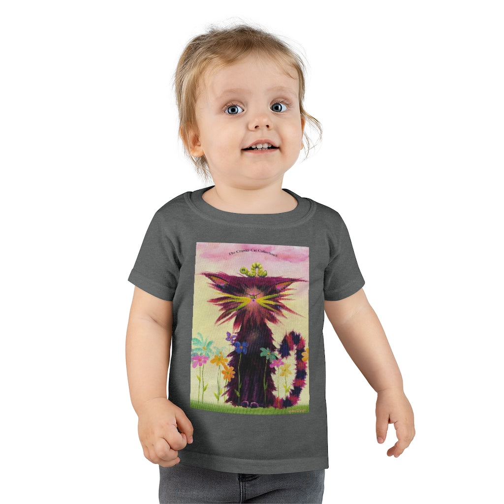 Toddlers' Cranky Cat with Inchworm T-Shirt! Free Shipping