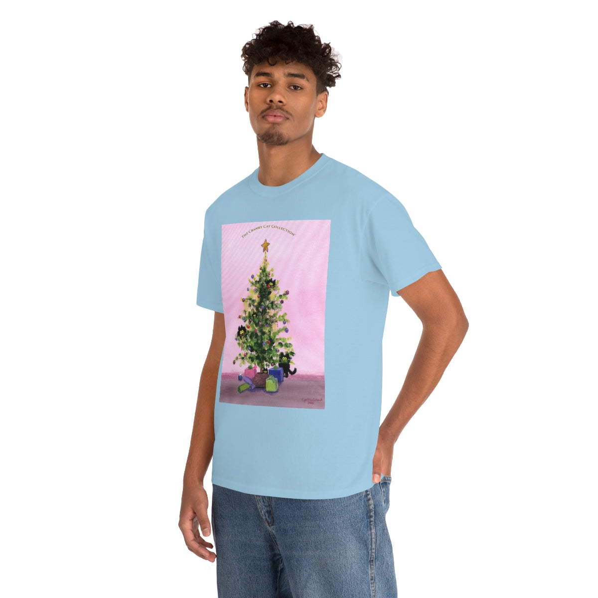 Cranky Cats In Your Christmas Tree - T-Shirt!  Free Shipping