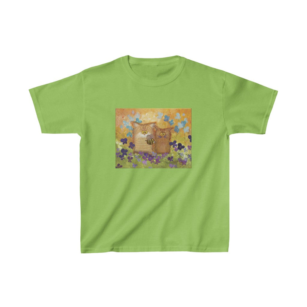 Kids' Cranky Cats with BEE T-Shirt! Free Shipping