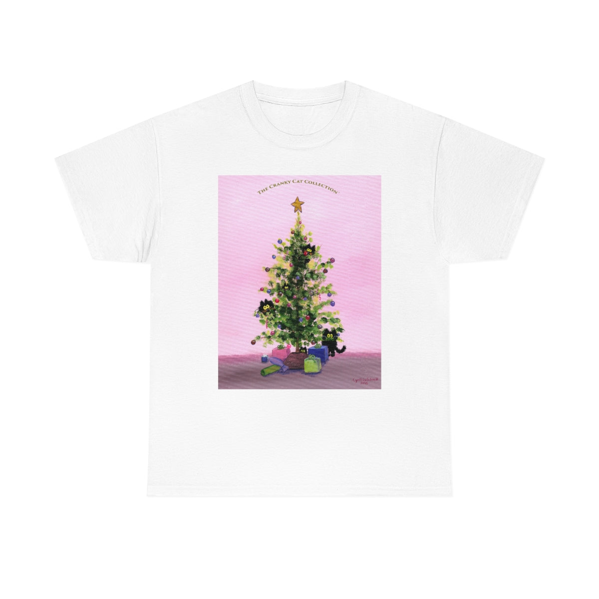 Cranky Cats In Your Christmas Tree - T-Shirt!  Free Shipping