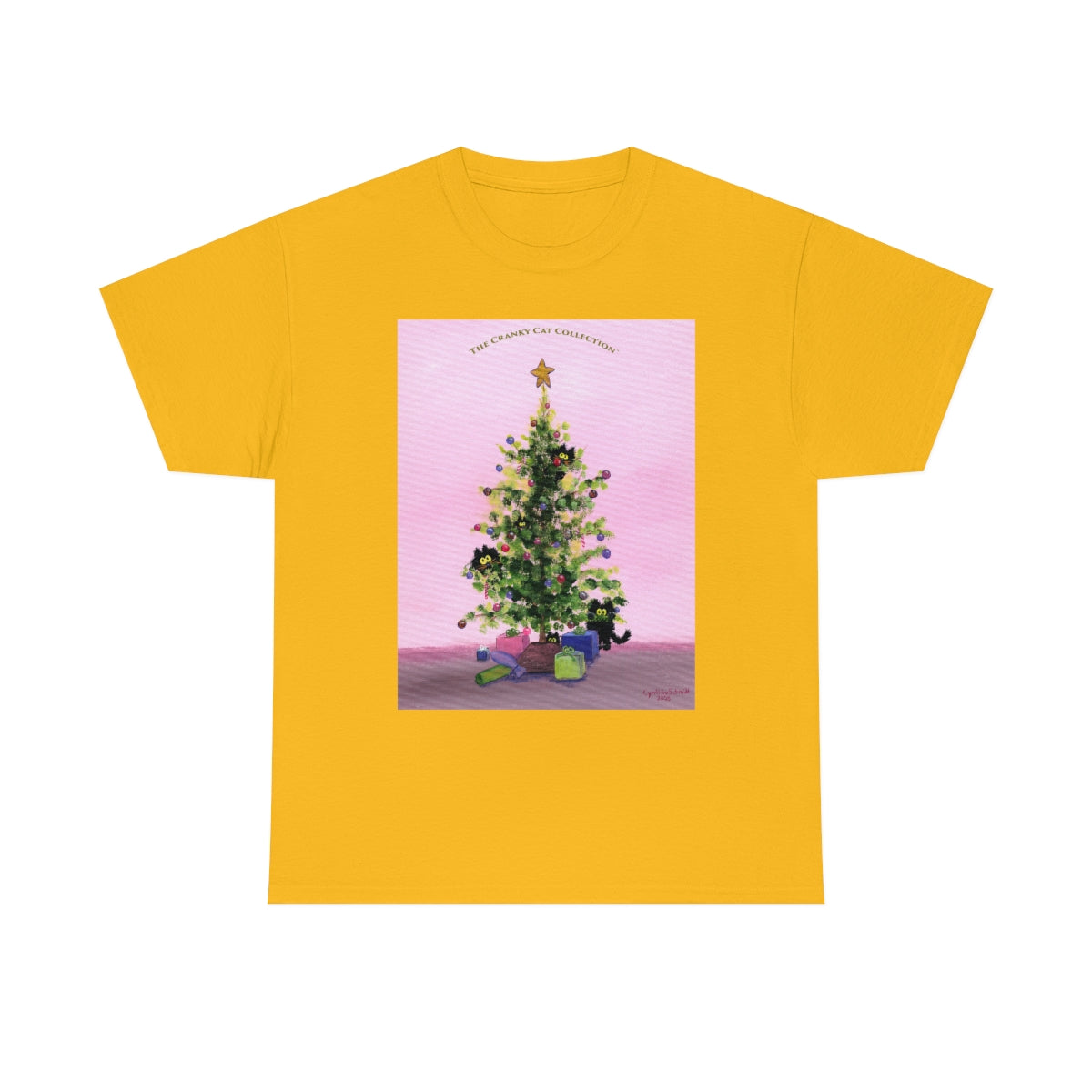Cranky Cats In Your Christmas Tree - T-Shirt! Free Shipping