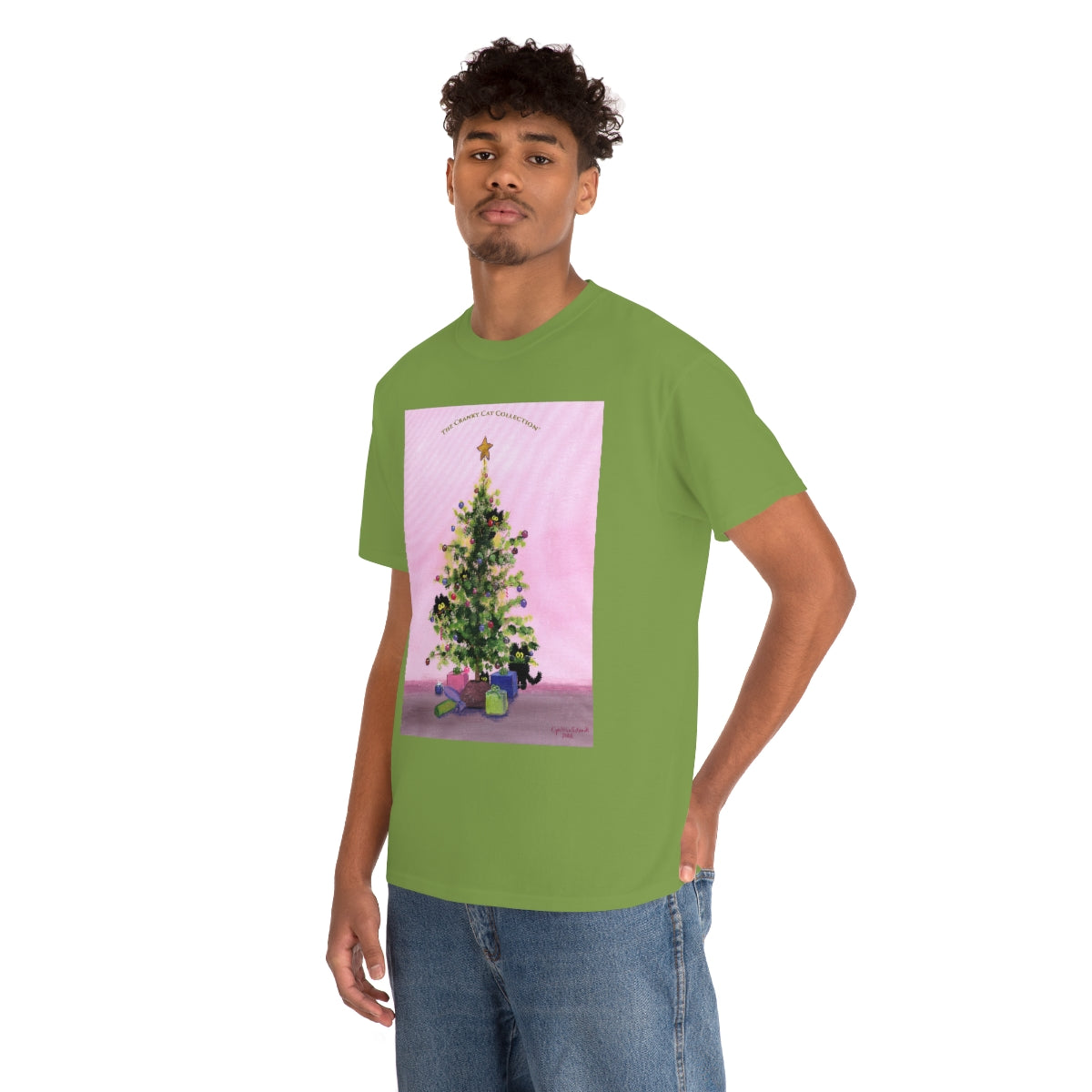 Cranky Cats In Your Christmas Tree - T-Shirt!  Free Shipping