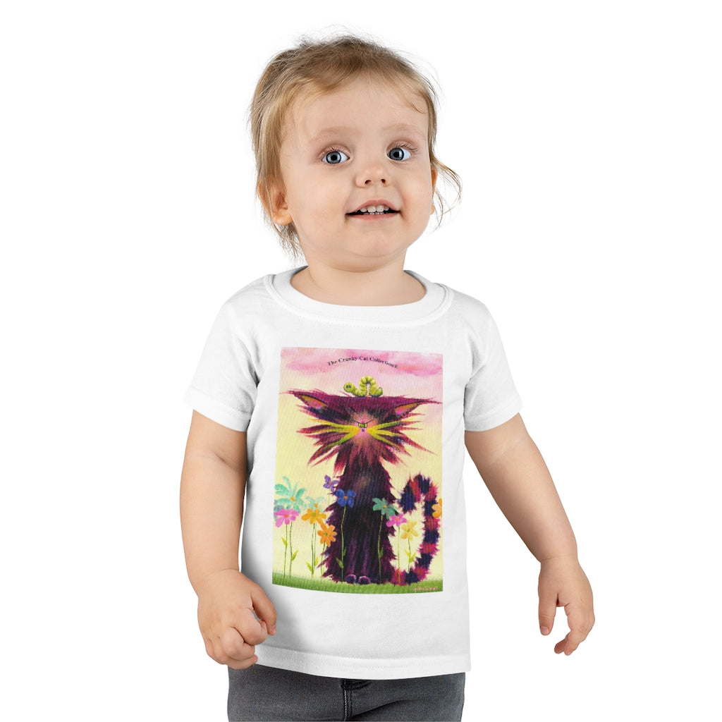 Toddlers' Cranky Cat with Inchworm T-Shirt!  Free Shipping