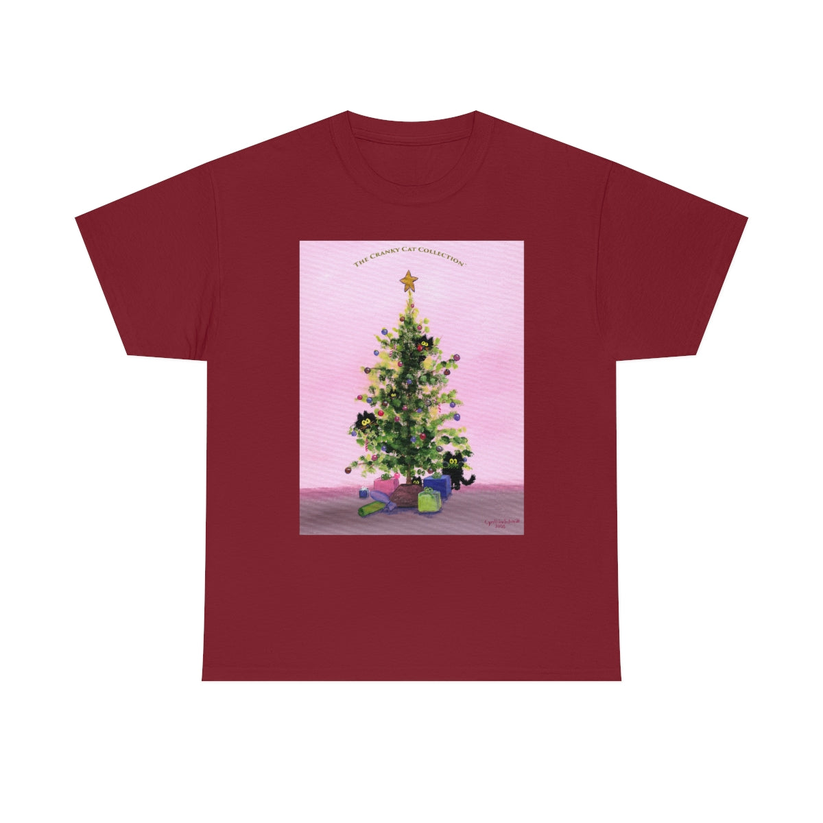 Cranky Cats In Your Christmas Tree - T-Shirt! Free Shipping