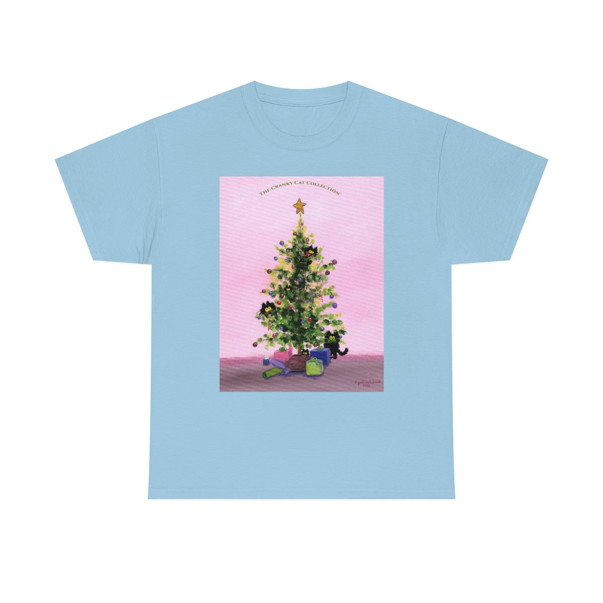 Cranky Cats In Your Christmas Tree - T-Shirt!  Free Shipping