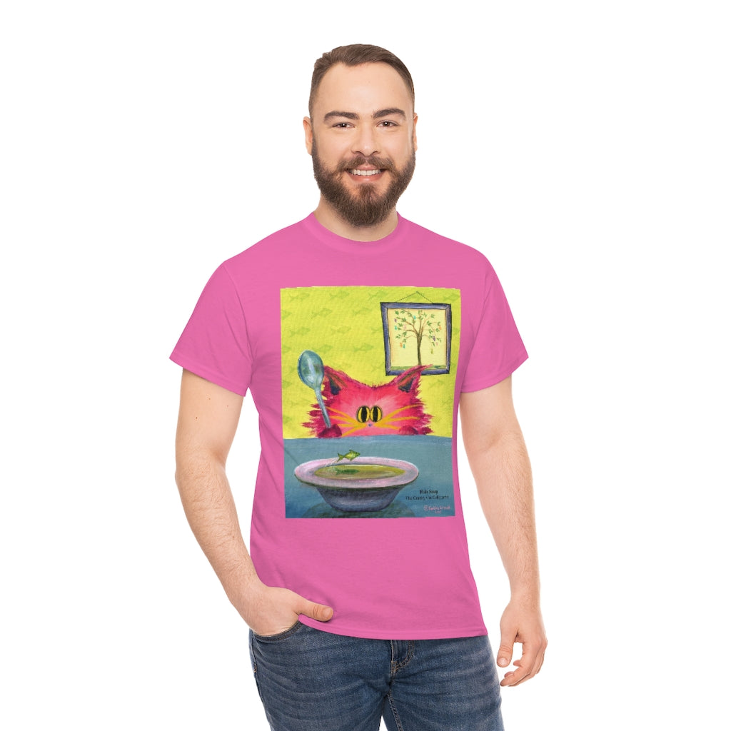 Fish Soup Kitty - Cranky Cat T-Shirt! Free Shipping
