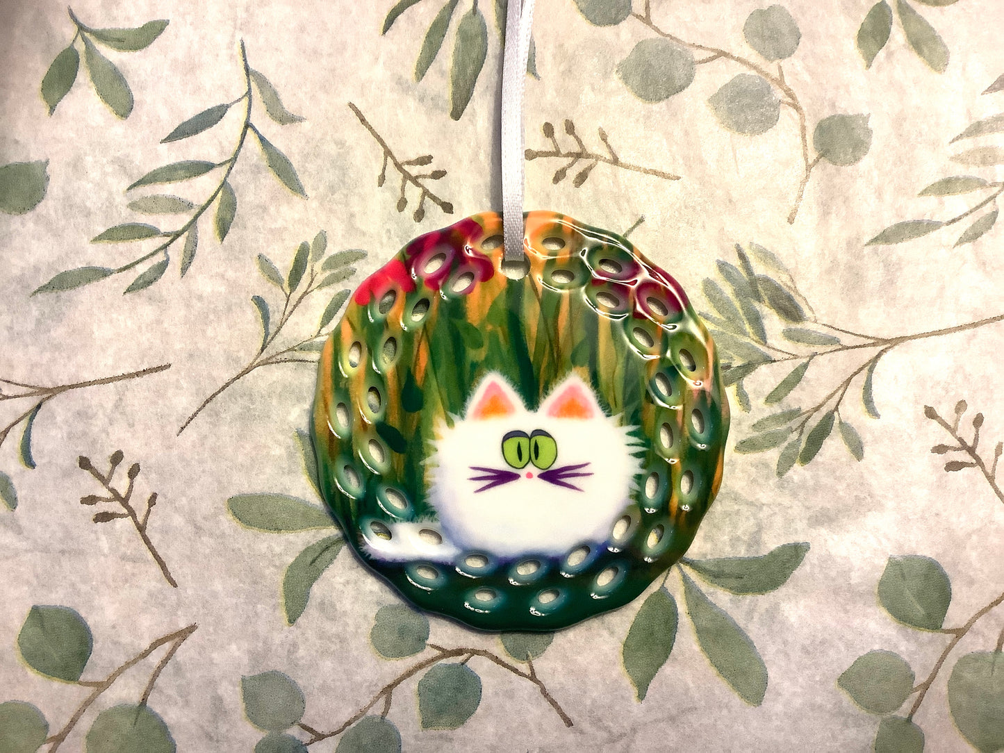 Cranky Cat Ornament