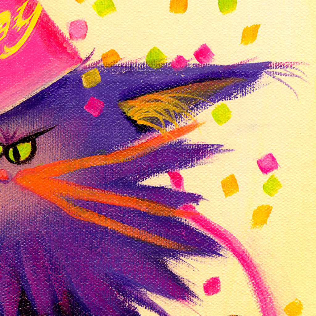 Birthday Cranky Cat by Cindy Schmidt