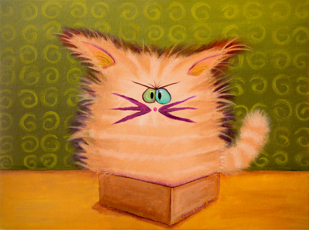 Cat in a Box - Cranky Cats Collection™ from Cindy Schmidt