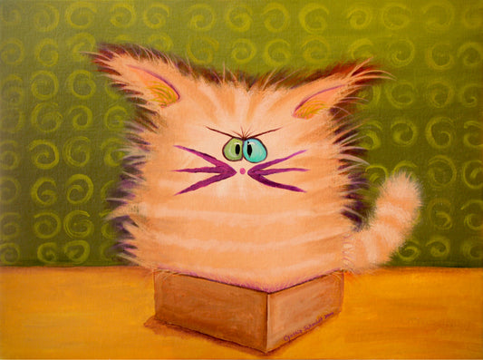 Cat in a Box - Cranky Cats Collection™ from Cindy Schmidt