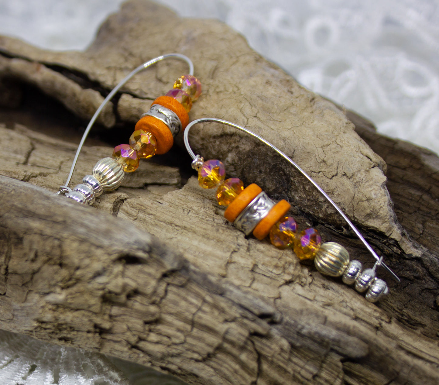 Citrus and Silver — Earrings