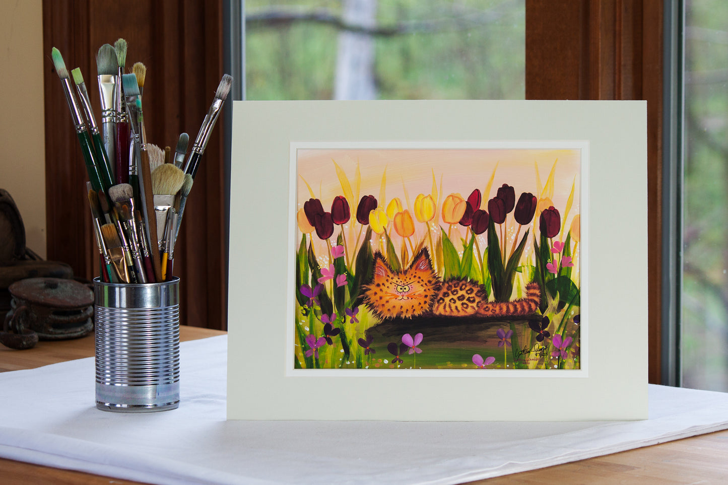 Leopard Kitty — Cranky Cat Collection™ by Cindy Schmidt