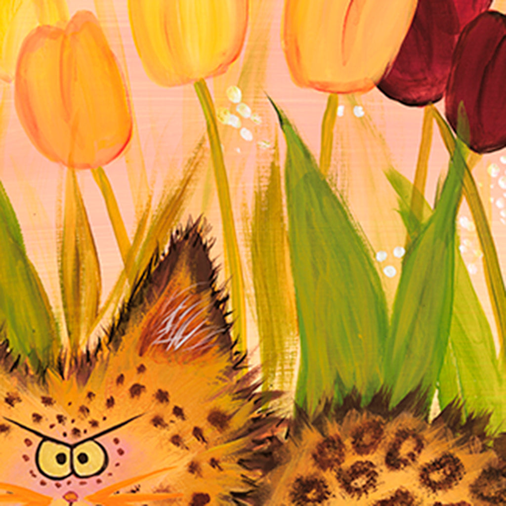 Leopard Kitty — Cranky Cat Collection™ by Cindy Schmidt