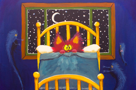 Monsters Under the Bed — Matted Print