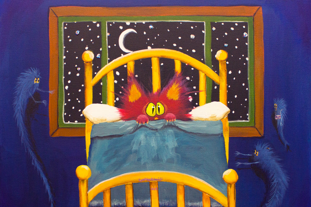 Monsters Under the Bed — Matted Print