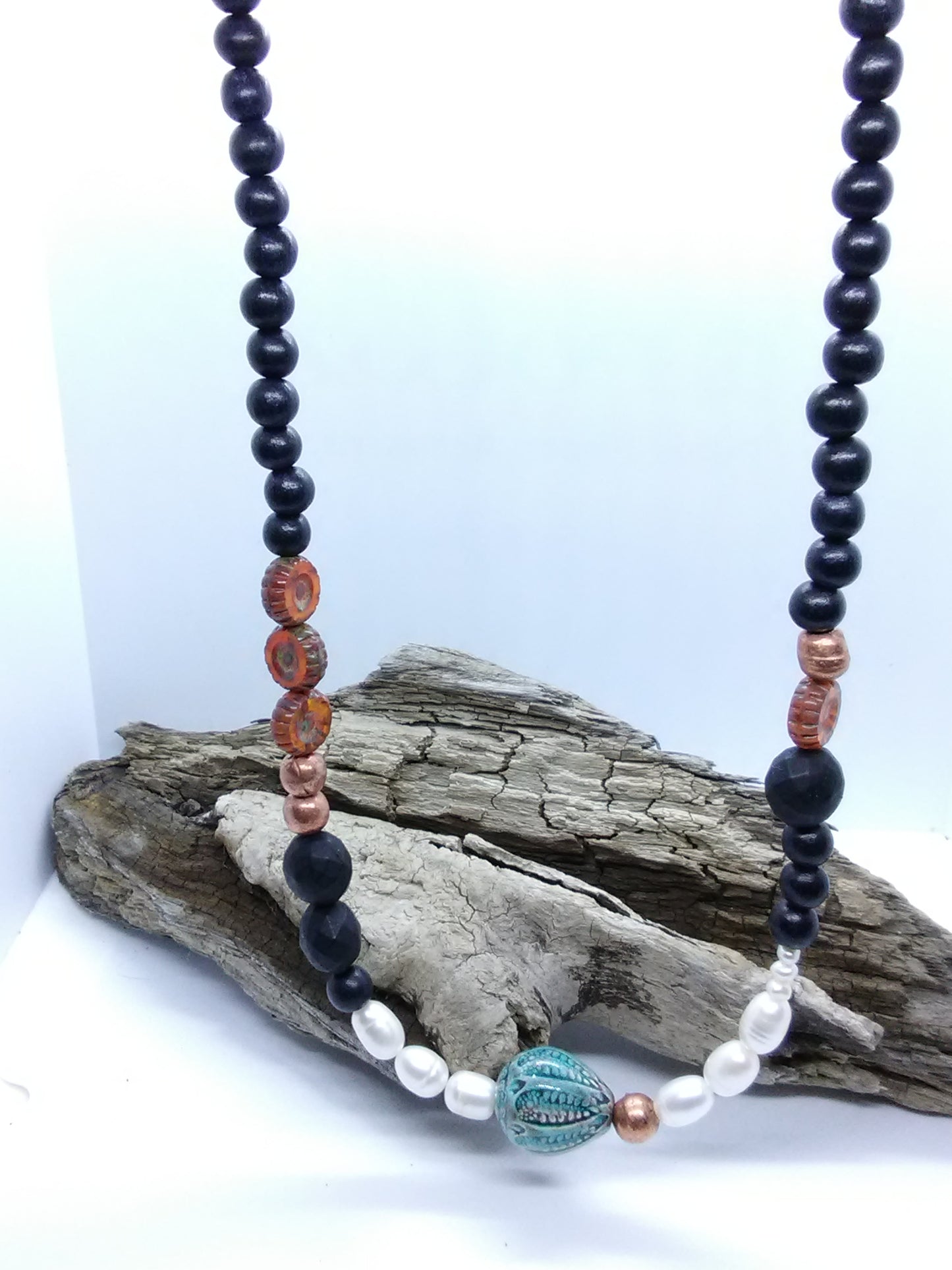 Big Blue Bead — Necklace