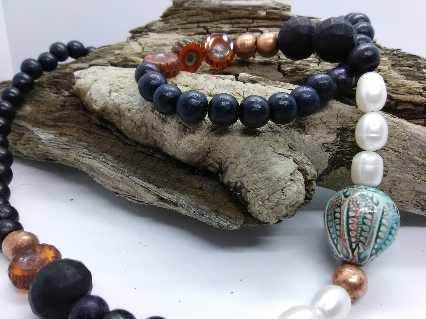 Big Blue Bead — Necklace