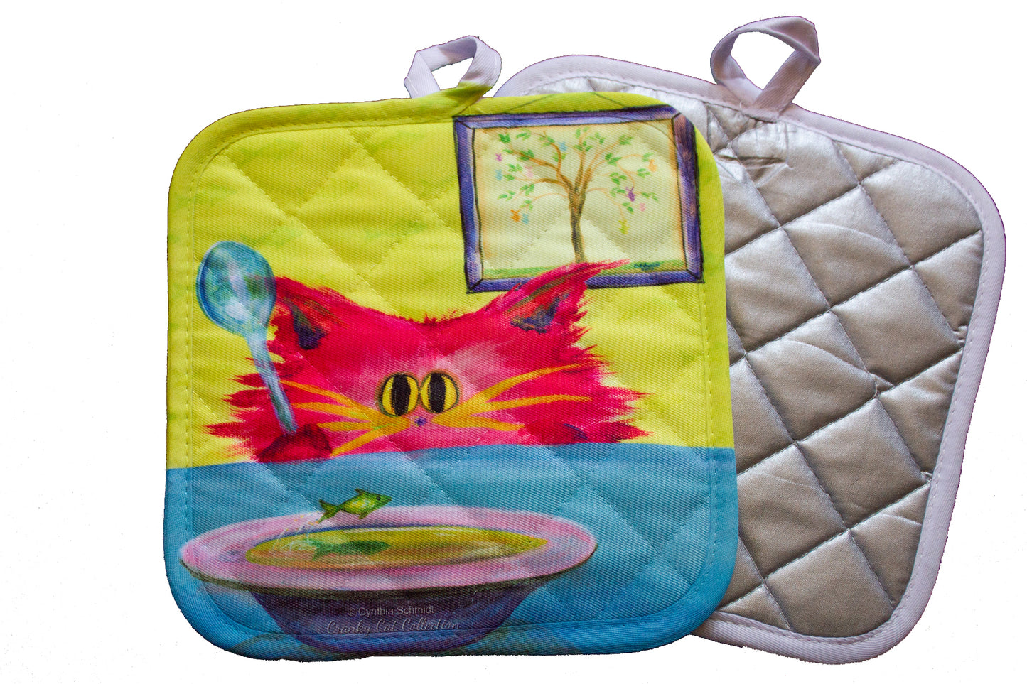 Fish Soup - Cranky Cat Pot Holder