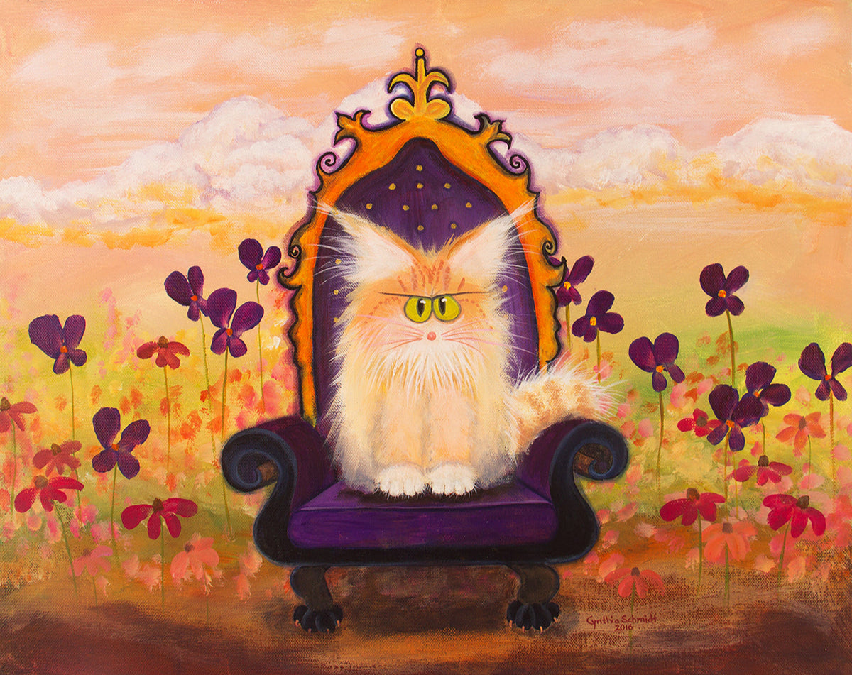 Royal Cat - Cranky Cat Collection™ by Cindy Schmidt