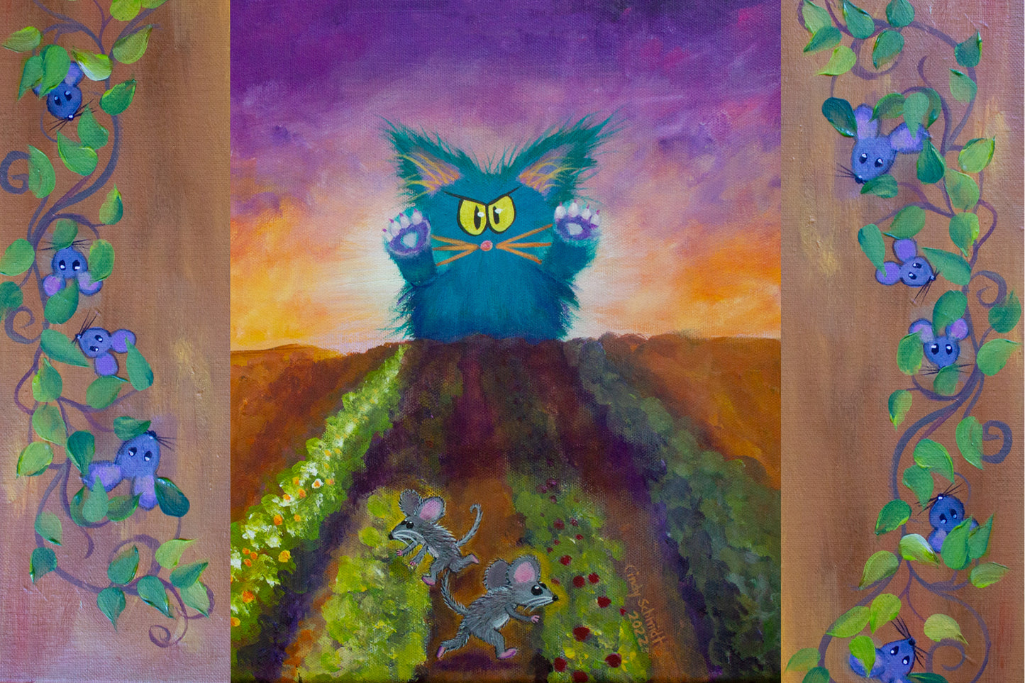 Run Away! Run Away! — Matted Print