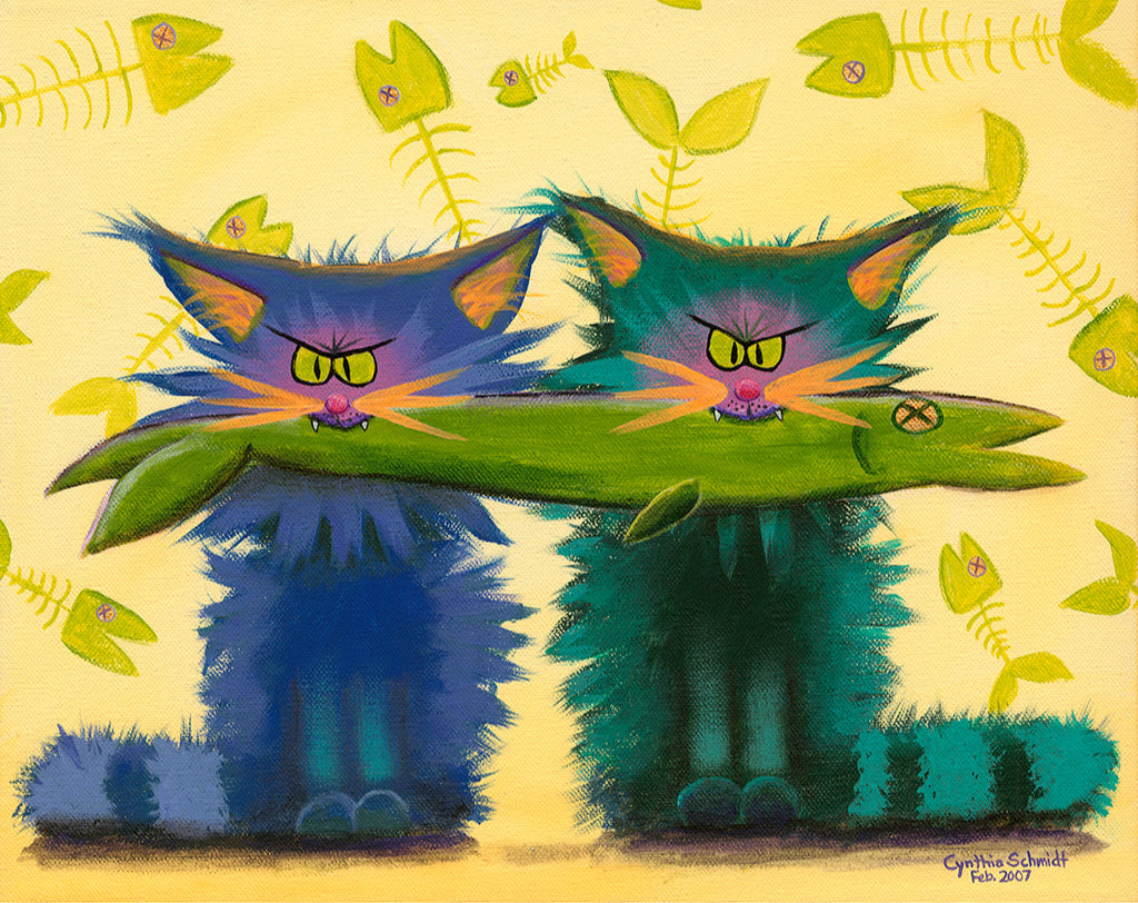 Sharing - Cranky Cat Collection™ by Cindy Schmidt